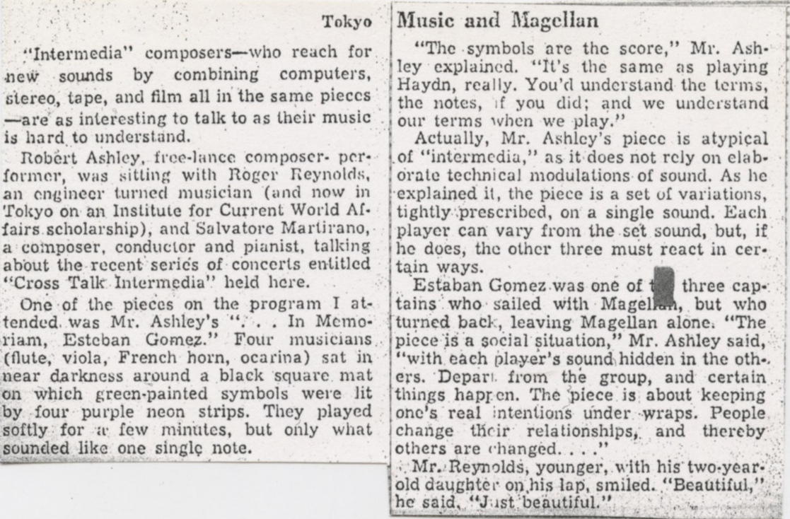 Music and Nagellan Tokyo