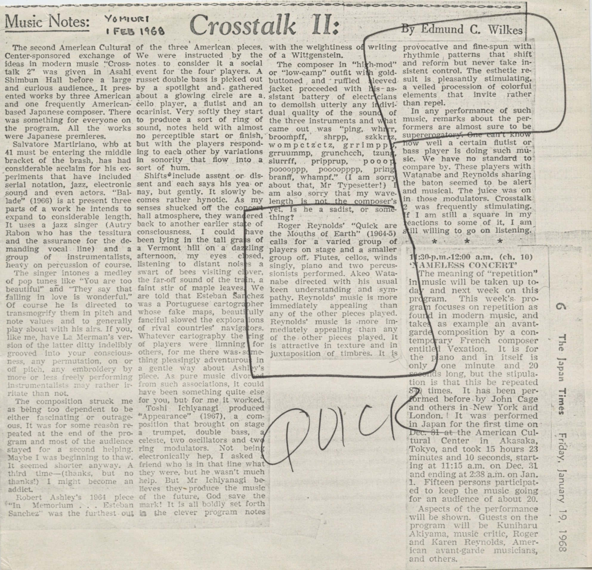 The Japan Times Crosstalk II